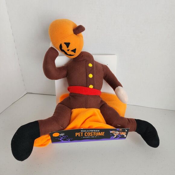 Headless Horseman Pet Costume S/M Halloween Ride On Dog Cat - Picture 3 of 6